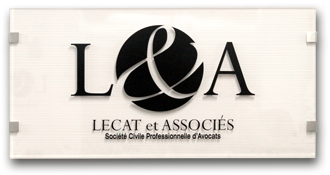 Plaque Logo Lecat & Associés